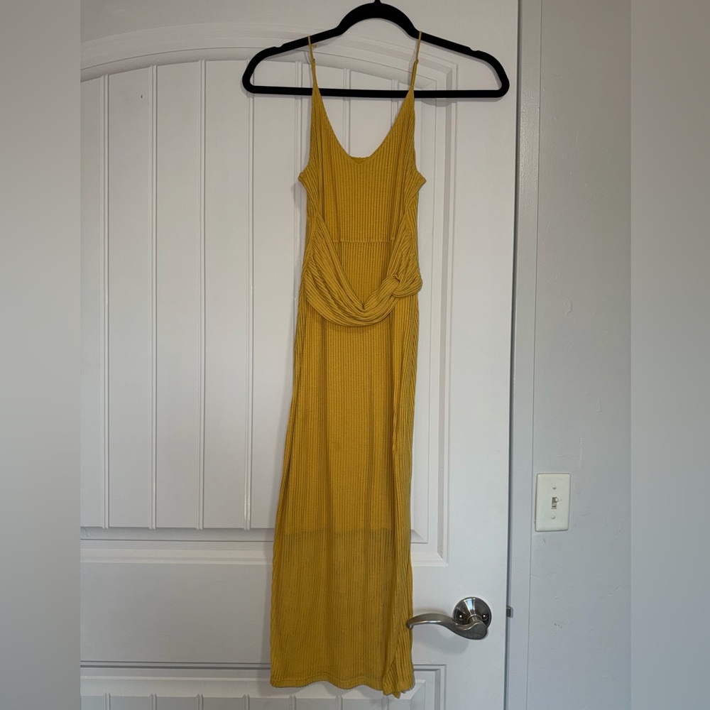 Express Vibrant Yellow Sleeveless Blouse
